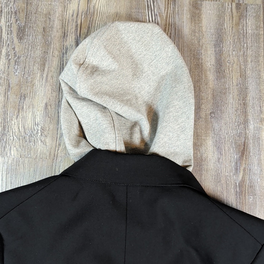 Veronica Beard Dickey Blazer Jacket Size 8 W/Heather Gray Drawstring Dickey - Picture 15 of 15